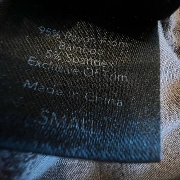 SOMA 2 Pc Lace-Trim Camisole : Pajama Set in Taupe and Ivory w Metallic Gold - Picture 13 of 13